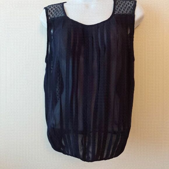 Xxi Semi Sheer Tank Top Size Medium - Picture 1 of 9